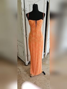 Outcast orange Ashby dress NWT
